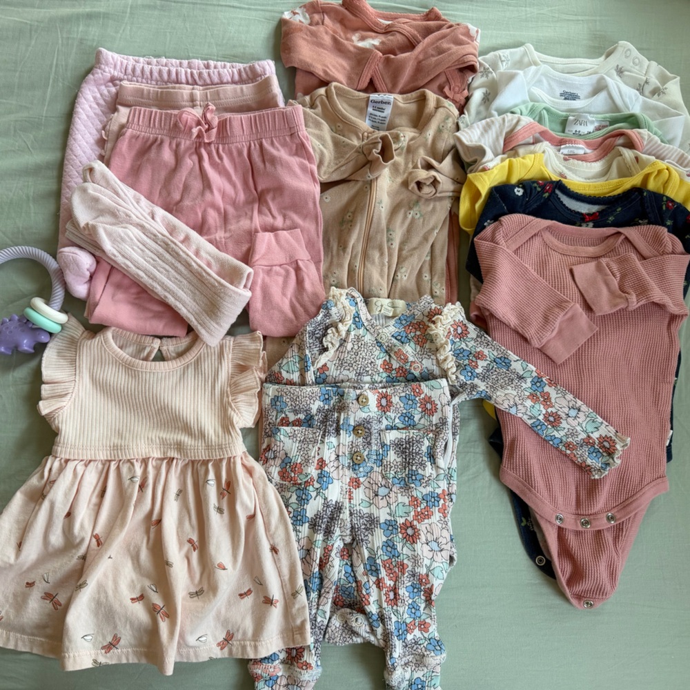 Baby girl different size Clothing bundle